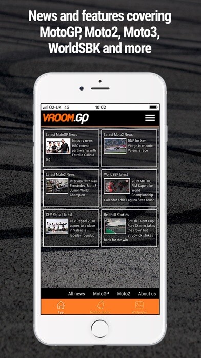 Emulate iPhone app Vroom.GP - MotoGP & More using MyAndroid Emulate iPhone app Vroom.GP - MotoGP & More using MyAndroid