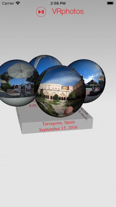 Emulate iPhone app VRphotos using MyAndroid