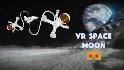 Emulate iPhone app VR Space - Experience Moon on Google Cardboard using MyAndroid