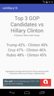 Emulate Android APK vsHillary16