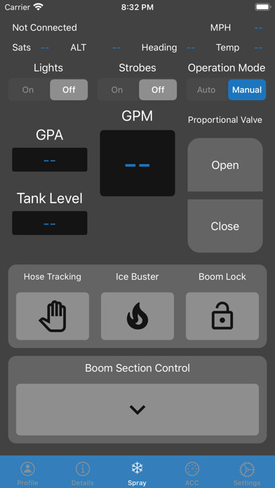 Emulate iPhone app VSI Spray Control using MyAndroid Emulate iPhone app VSI Spray Control using MyAndroid