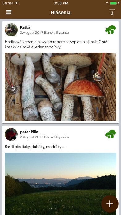 Emulate iPhone app Výskyt húb using MyAndroid Emulate iPhone app Výskyt húb using MyAndroid