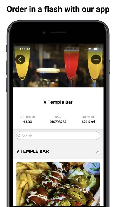 Emulate iPhone app V Temple Bar using MyAndroid