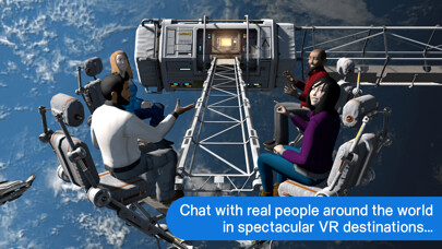 Emulate iPhone app vTime XR - Social AR & VR using MyAndroid