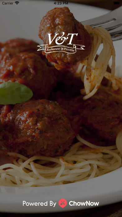 Emulate iPhone app V&T Pizza using MyAndroid Emulate iPhone app V&T Pizza using MyAndroid