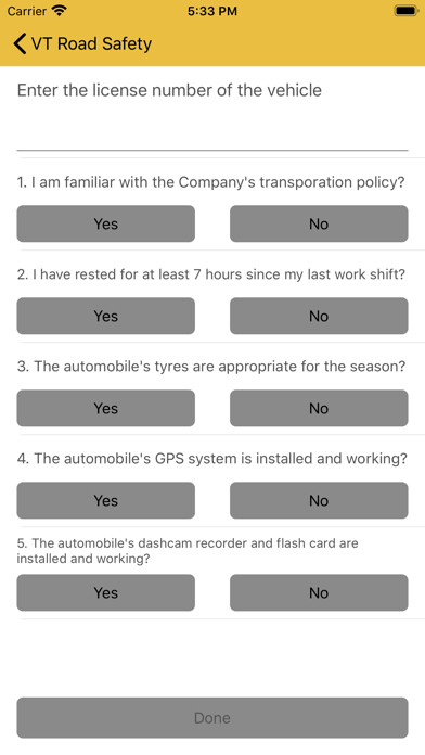 Emulate iPhone app VT Road Safety using MyAndroid