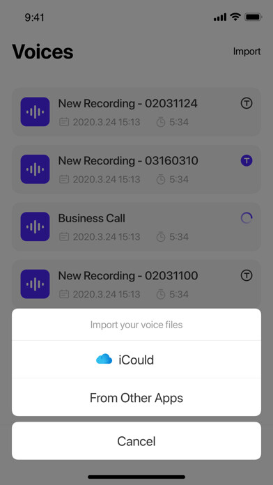 Emulate iPhone app VTScribe - Voice to Text using MyAndroid Emulate iPhone app VTScribe - Voice to Text using MyAndroid