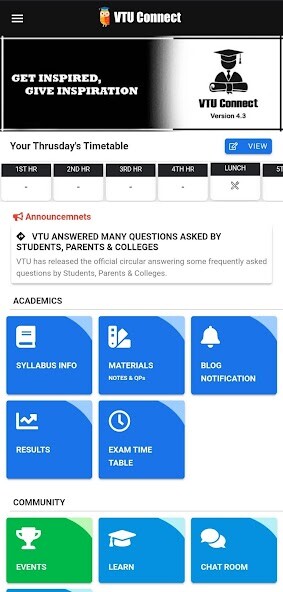 Run android online APK VTU Connect - Notes, QPs, Syllabus, Results from MyAndroid or emulate VTU Connect - Notes, QPs, Syllabus, Results using MyAndroid