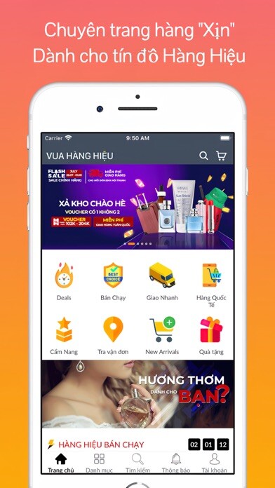 Emulate iPhone app Vua Hàng Hiệu - Săn hàng hiệu using MyAndroid Emulate iPhone app Vua Hàng Hiệu - Săn hàng hiệu using MyAndroid
