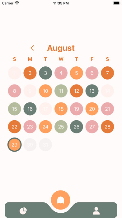 Emulate iPhone app vui - mood tracker using MyAndroid
