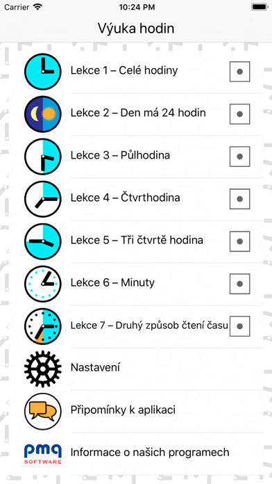 Emulate iPhone app Výuka hodin - verze pro školy using MyAndroid Emulate iPhone app Výuka hodin - verze pro školy using MyAndroid