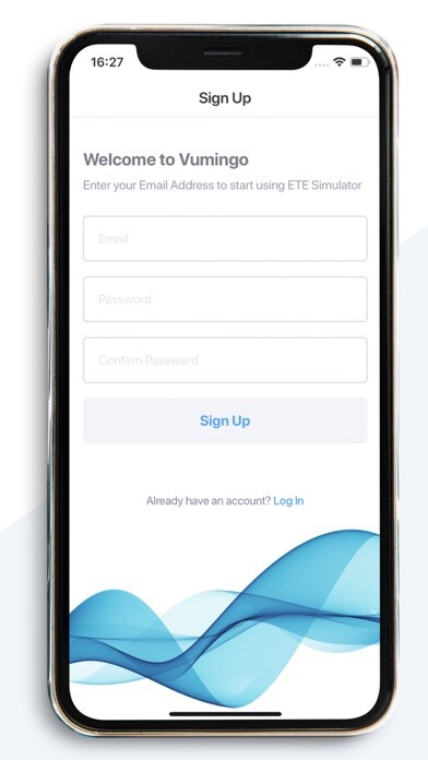 Emulate iPhone app Vumingo Exam Testing Engine using MyAndroid