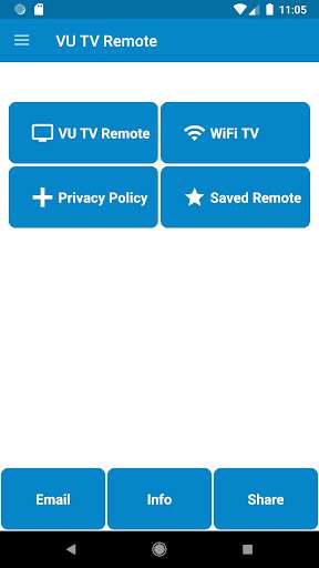 Run android online APK VU TV Remote Control from MyAndroid or emulate VU TV Remote Control using MyAndroid