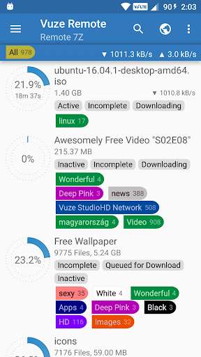 Run android online APK Vuze Remote from MyAndroid or emulate Vuze Remote using MyAndroid