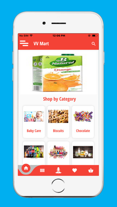 Emulate iPhone app VV Mart using MyAndroid