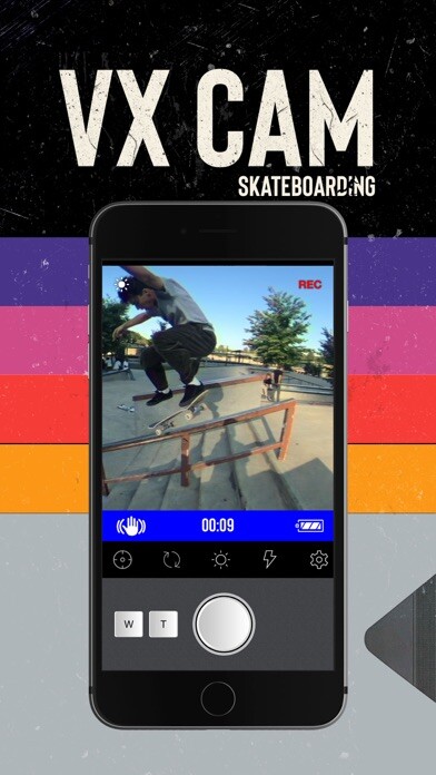 Emulate iPhone app VX Cam - Skateboard Camcorder using MyAndroid