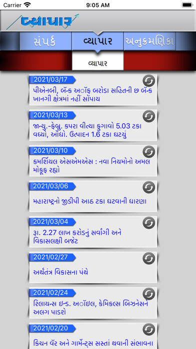 Emulate iPhone app Vyapar Gujarati for iPhone using MyAndroid