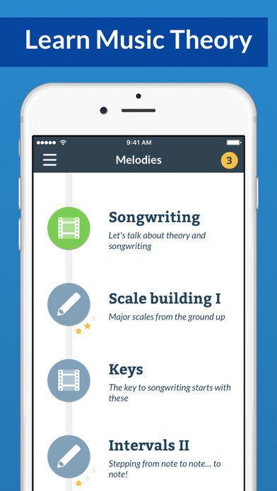Emulate iPhone app Waay: Learn music theory using MyAndroid Emulate iPhone app Waay: Learn music theory using MyAndroid