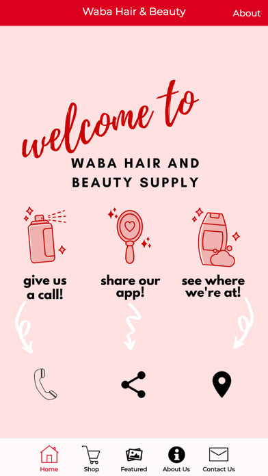 Emulate iPhone app Waba Hair and Beauty Supply using MyAndroid