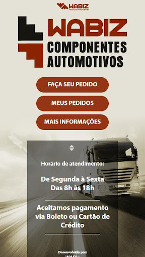 Run android online APK WABiz Componentes Automotivos from MyAndroid or emulate WABiz Componentes Automotivos using MyAndroid