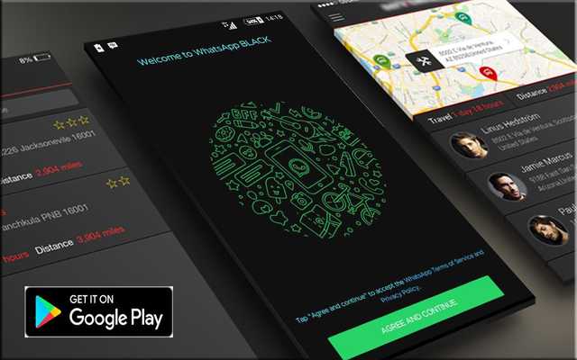 Emulate Android APK WA Black Terbaru