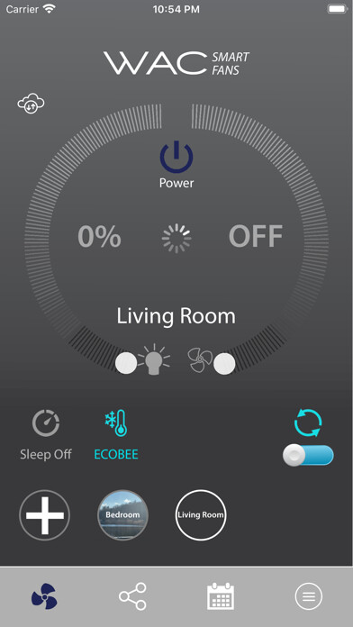 Emulate iPhone app WAC Smart Fans using MyAndroid
