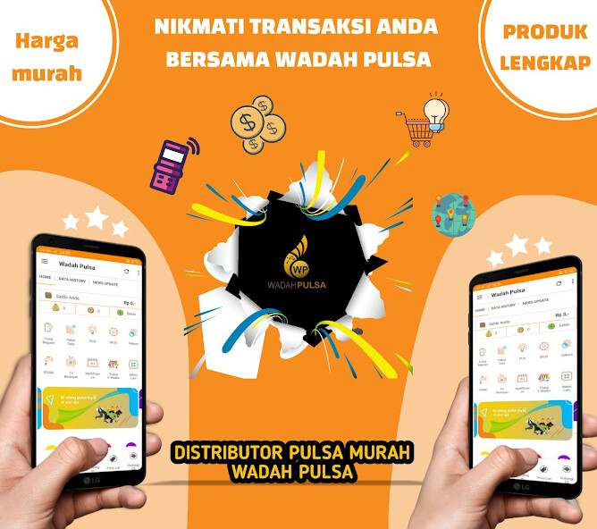 Run android online APK Wadah Pulsa Paling Murah from MyAndroid or emulate Wadah Pulsa Paling Murah using MyAndroid
