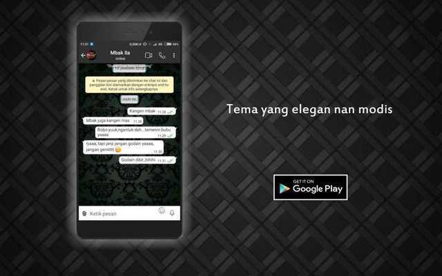 Emulate Android APK WA Delta Black Terbaru