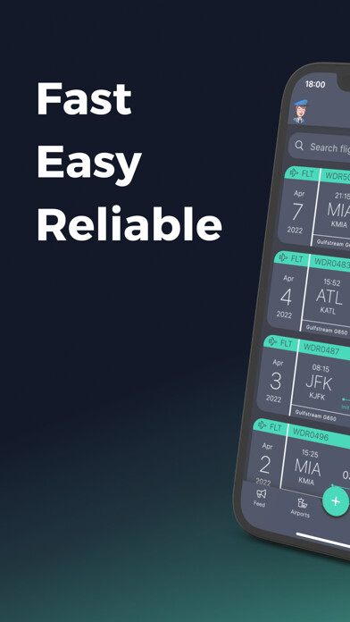 Emulate iPhone app Wader Pilot Logbook using MyAndroid
