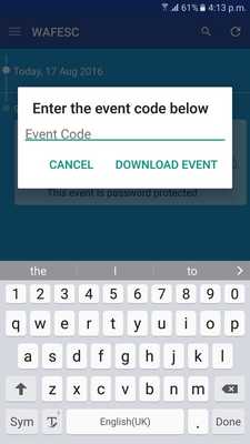 Emulate Android APK WAFES Conference