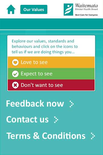 Run android online APK Waitemata DHB Values from MyAndroid or emulate Waitemata DHB Values using MyAndroid