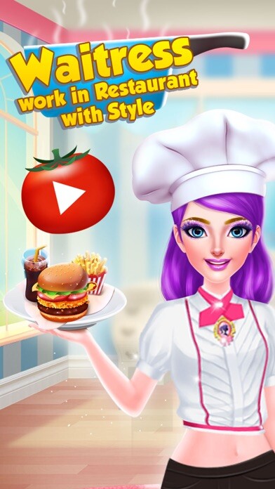 Emulate iPhone app Waitress - Work in Restaurant with Style using MyAndroid