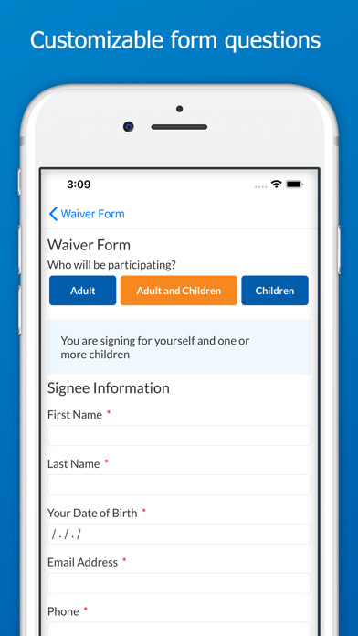 Emulate iPhone app WaiverFile using MyAndroid