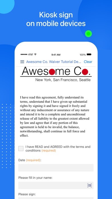 Emulate iPhone app WaiverForever - Online Waiver using MyAndroid Emulate iPhone app WaiverForever - Online Waiver using MyAndroid