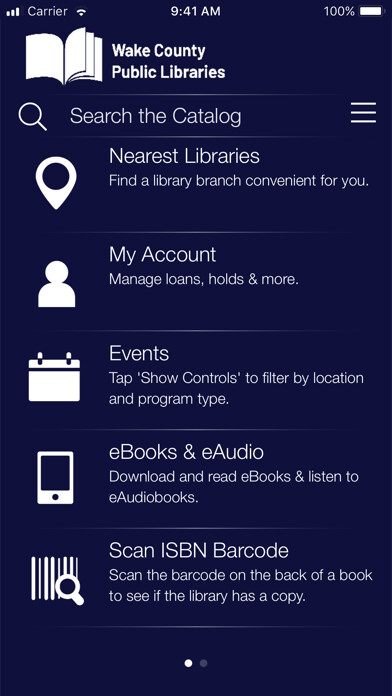 Emulate iPhone app Wake County Public Libraries using MyAndroid Emulate iPhone app Wake County Public Libraries using MyAndroid