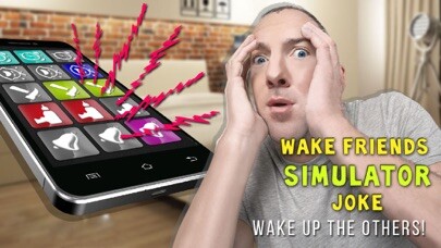 Emulate iPhone app Wake Friends Simulator Joke using MyAndroid