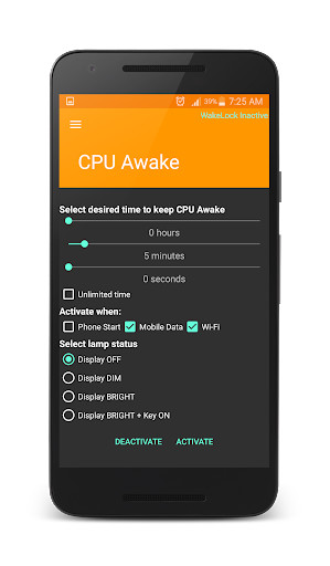 Emulate Android APK Wake Lock - CPU Awake Emulate Android APK Wake Lock - CPU Awake