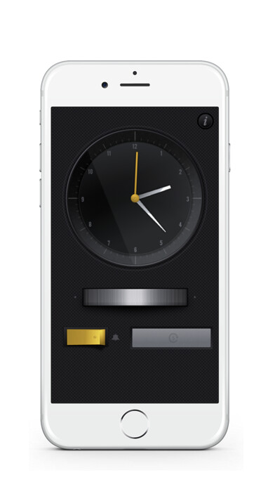 Emulate iPhone app Wakeup Alarm Classic using MyAndroid