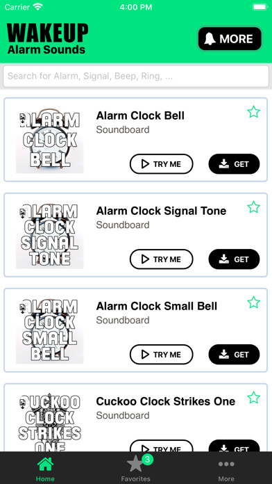 Emulate iPhone app Wake Up Alarm Sounds using MyAndroid