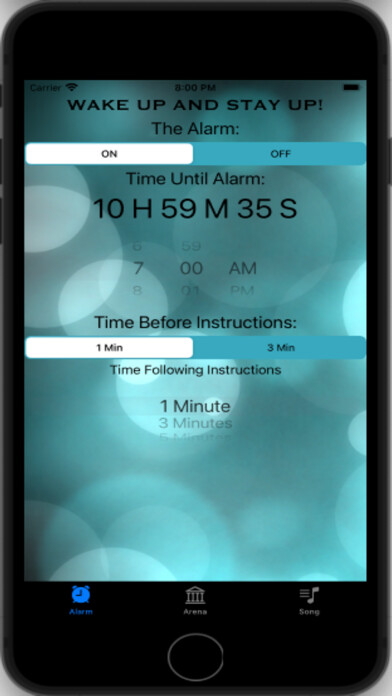 Emulate iPhone app Wake Up and Stay Up using MyAndroid Emulate iPhone app Wake Up and Stay Up using MyAndroid