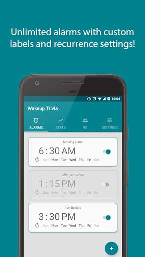 Run android online APK Wakeup Trivia - Alarm Clock from MyAndroid or emulate Wakeup Trivia - Alarm Clock using MyAndroid
