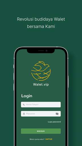 Run android online APK Walet.vip - Aplikasi Petani Walet from MyAndroid or emulate Walet.vip - Aplikasi Petani Walet using MyAndroid