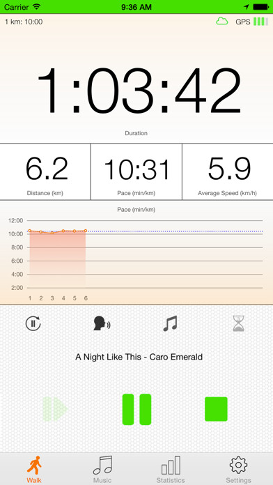 Emulate iPhone app walk.App - Walking with GPS using MyAndroid Emulate iPhone app walk.App - Walking with GPS using MyAndroid