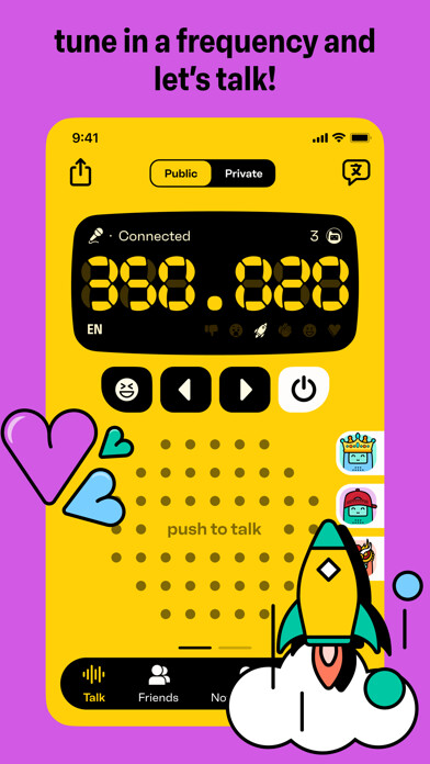 Emulate iPhone app Walkie Talkie - All Talk using MyAndroid