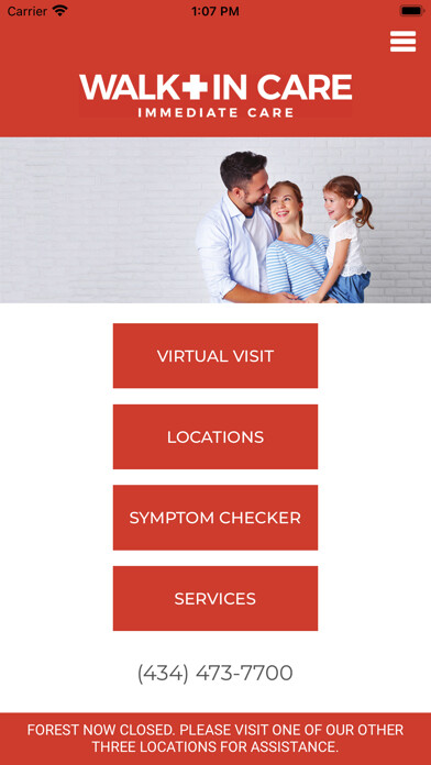 Emulate iPhone app Walk-In-Care using MyAndroid