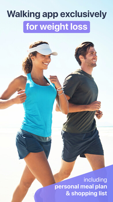 Emulate iPhone app Walking App for Weight Loss using MyAndroid