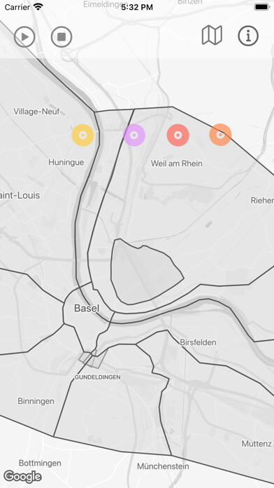 Emulate iPhone app Walking Basel using MyAndroid Emulate iPhone app Walking Basel using MyAndroid