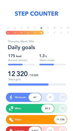 Run android online APK Walking Tracker by GetFit - Step Counter from MyAndroid or emulate Walking Tracker by GetFit - Step Counter using MyAndroid