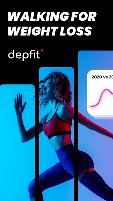 Emulate iPhone app Walking & Weight loss - Depfit using MyAndroid