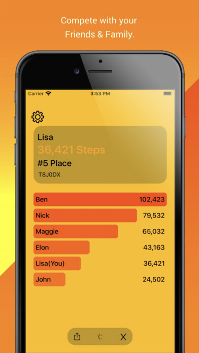 Emulate iPhone app WalkIt App using MyAndroid
